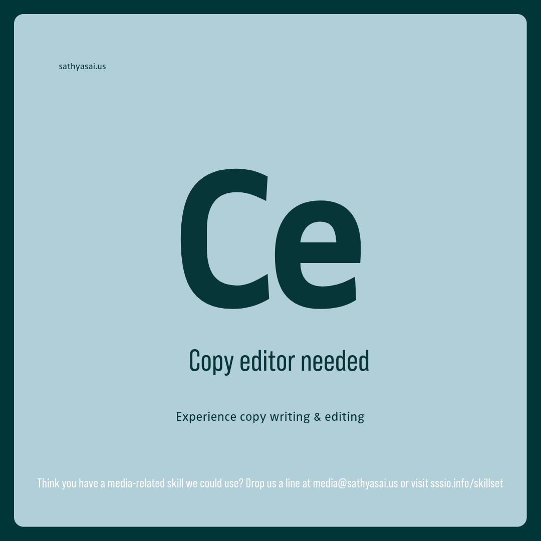 Copy Writers / Editors